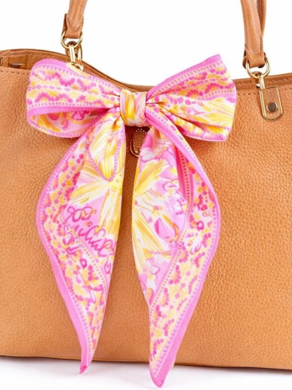 Lilly Pulitzer be the sunshine scarf! Vibrant yellow and pink.